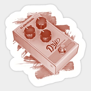 Reverb Retro Guitar Pedal Sticker